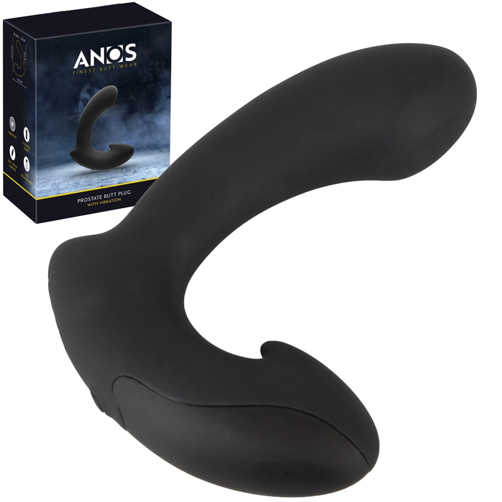 Prostaat Butt Plug Met Vibratie Stimuleert De Anus En Prostaat By ANOS 3 Prostaat Butt Plug Met Vibratie Stimuleert De Anus En Prostaat By ANOS