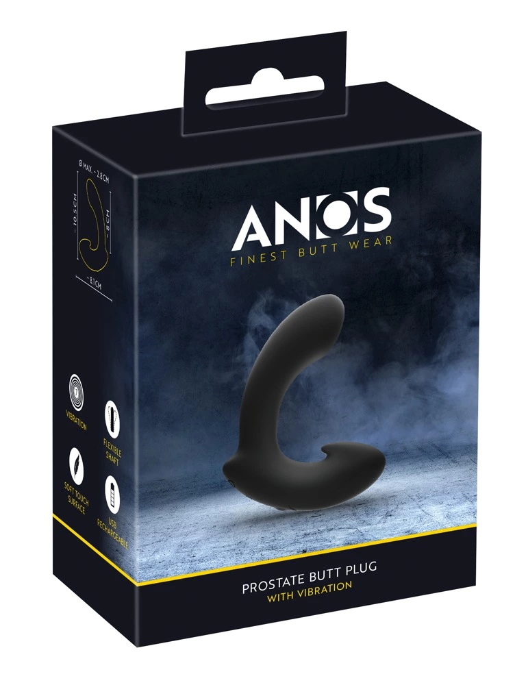 Prostaat Butt Plug Met Vibratie Stimuleert De Anus En Prostaat By ANOS 12 Prostaat Butt Plug Met Vibratie Stimuleert De Anus En Prostaat By ANOS - Afbeelding 10