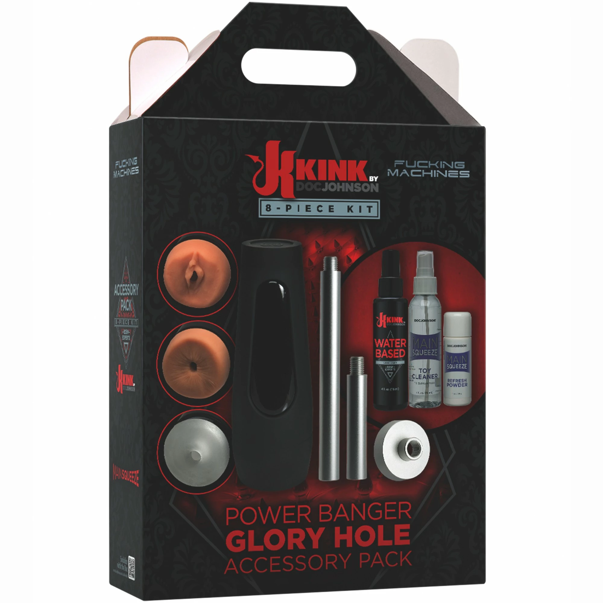 Kink Vac-U-Lock By Doc Johnson Bij Mince.NL Power Banger Glory Hole - Accessory Pack By Kink - Doc Johnson 3 Kink Vac-U-Lock By Doc Johnson Bij Mince.NL Power Banger Glory Hole - Accessory Pack By Kink - Doc Johnson