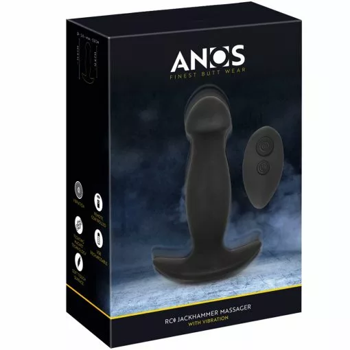 RC JackHammer Massager Vibro-buttplug By ANOS -Sextoys Voor Hem Verkoop anos RC JackHammer Massager 12