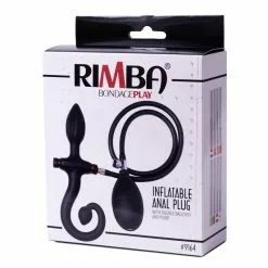 Opblaasbare Anaalplug Met Handvat En Pomp Van Rimba -Sextoys Voor Hem Verkoop rimba latex play aufblasbarer analplug mit griff und pumpe schwarz 2 1 1