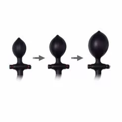 Opblaasbare Anaalplug Met Handvat En Pomp Van Rimba -Sextoys Voor Hem Verkoop rimba latex play aufblasbarer analplug mit griff und pumpe schwarz 3 1 1
