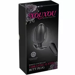 XouXou - Silicone LoveToys Vibrerende E-Stim Butt Plug Van XouXou